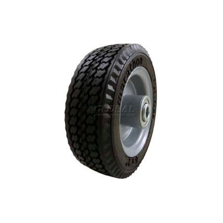 Marathon Industries Marathon 33101 6 x 2 Sawtooth Tread Flat Free - 2.375" Centered Hub - 1/2" Bearings 33101